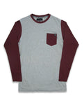 BURGUNDY LONG SLEEVE