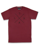 X-LOGO BURGUNDY